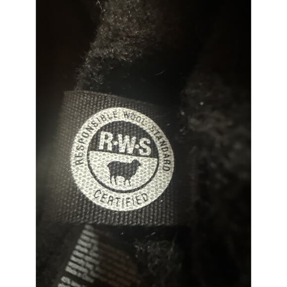 All Saints Dress Margot Crew Wool Aplaca Blend Ribbed Sweater Tank Dress Black S - Picture 9 of 10